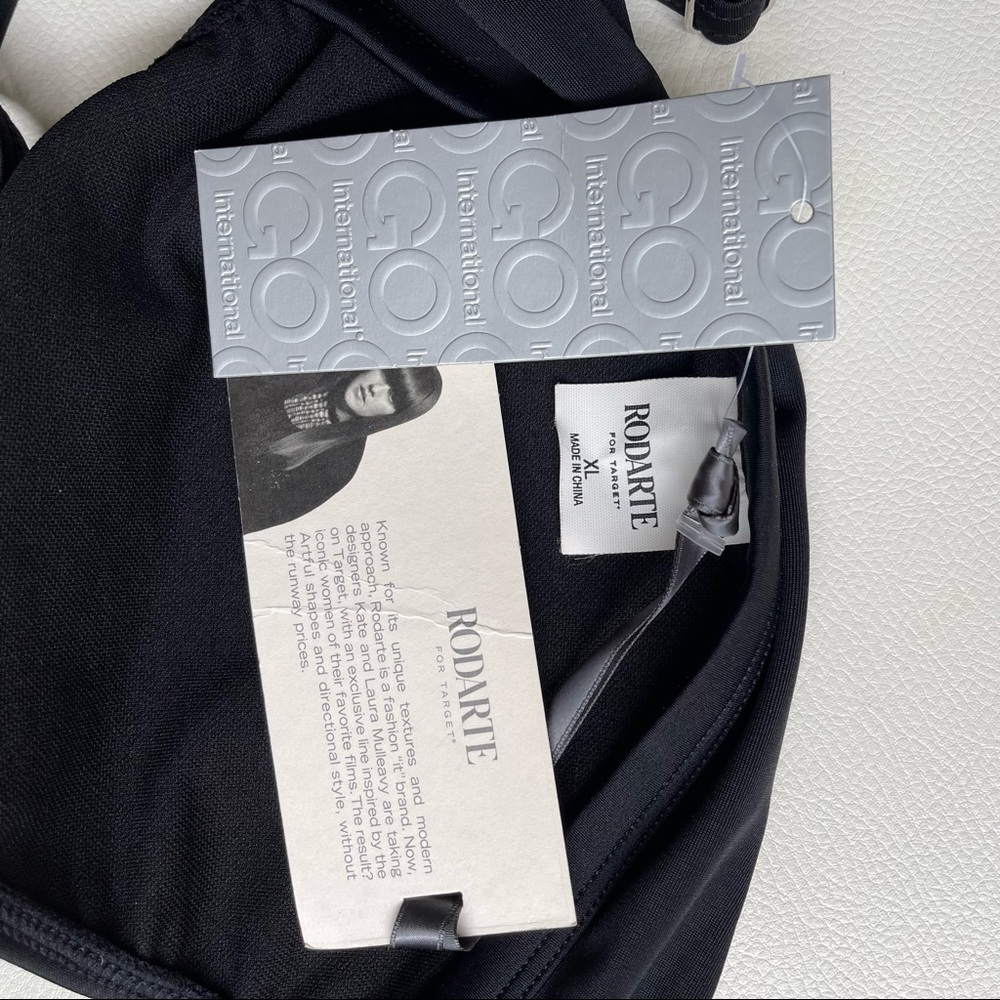 NWT Rodarte for Target Black Lingerie Style Bikini Size XL - Picture 3 of 8